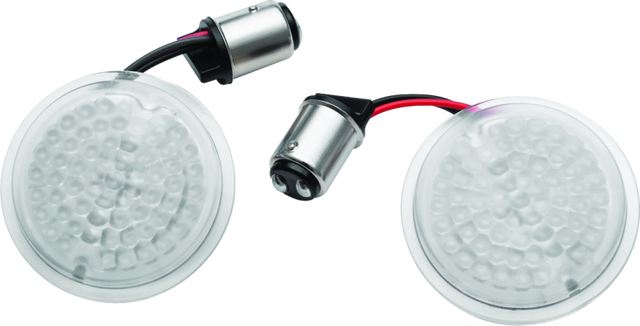 Kuryakyn Luminez L.E.D. Rear Turn Signal Insert 1157 Red Kuryakyn Light Accessories and Wiring  AXOPROS