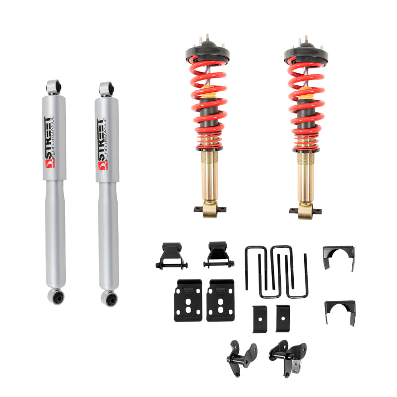 Belltech 2021+ Ford F-150 4WD Performance Coilover Kit Belltech Shocks and Struts  AXOPROS