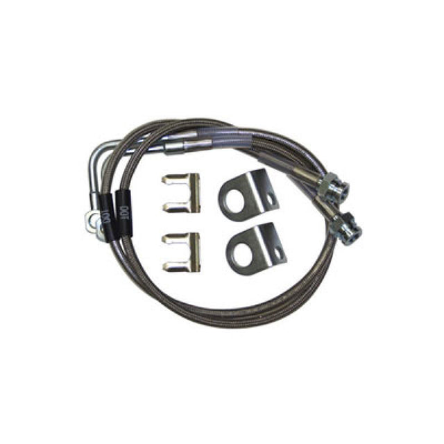 Synergy 07-18 Jeep Wrangler JK/JKU Extended Front/Rear DOT Approved Brake Line Kit Synergy Mfg Brake Line Kits  AXOPROS
