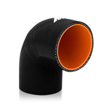 Mishimoto 2.75in 90 Degree Coupler - Black Mishimoto Silicone Couplers & Hoses  AXOPROS