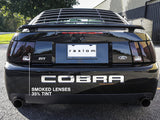 Raxiom 99-04 Ford Mustang Excluding 99-01 Cobra Tail Lights- Black Housing (Smoked Lens) Raxiom Tail Lights  AXOPROS
