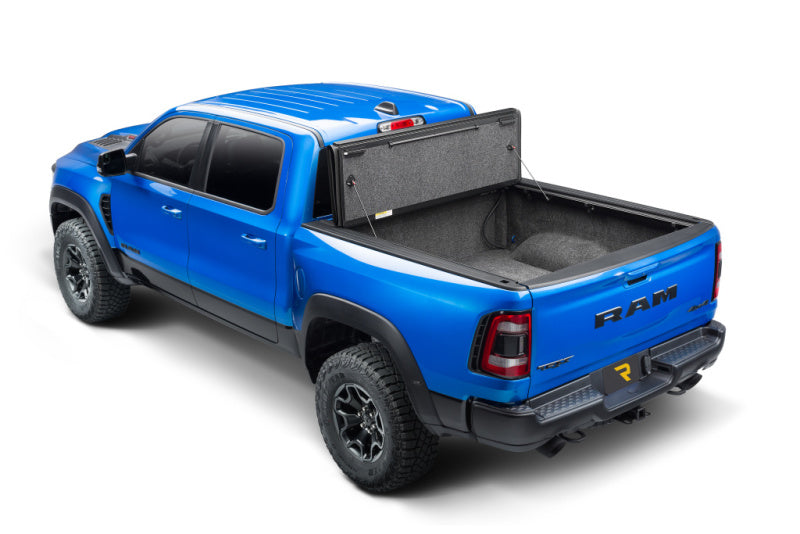UnderCover 03-20 Dodge Ram 1500/2500 (w/o Rambox) 6.4ft Ultra Flex Bed Cover - Matte Black Finish Undercover Bed Covers - Folding  AXOPROS