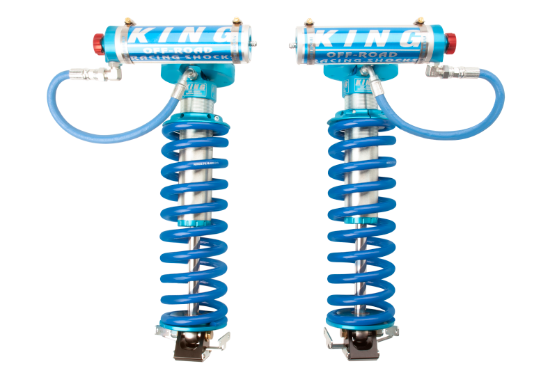 King Shocks 2005+ Ford F-250 4WD Front 2.5 Dia Remote Res Coilover Conversion w/Adjuster (Pair) King Shocks Coilovers  AXOPROS
