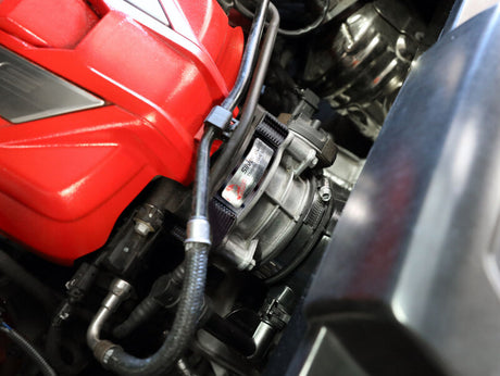 aFe 2020 Vette C8 Silver Bullet Aluminum Throttle Body Spacer / Works With Factory Intake Only - Blk aFe Throttle Body Spacers  AXOPROS