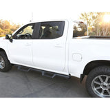 Westin 2019 Chevrolet Silverado / GMC Sierra 1500 Crew Cab Drop Nerf Step Bars - Textured Black Westin Nerf Bars  AXOPROS