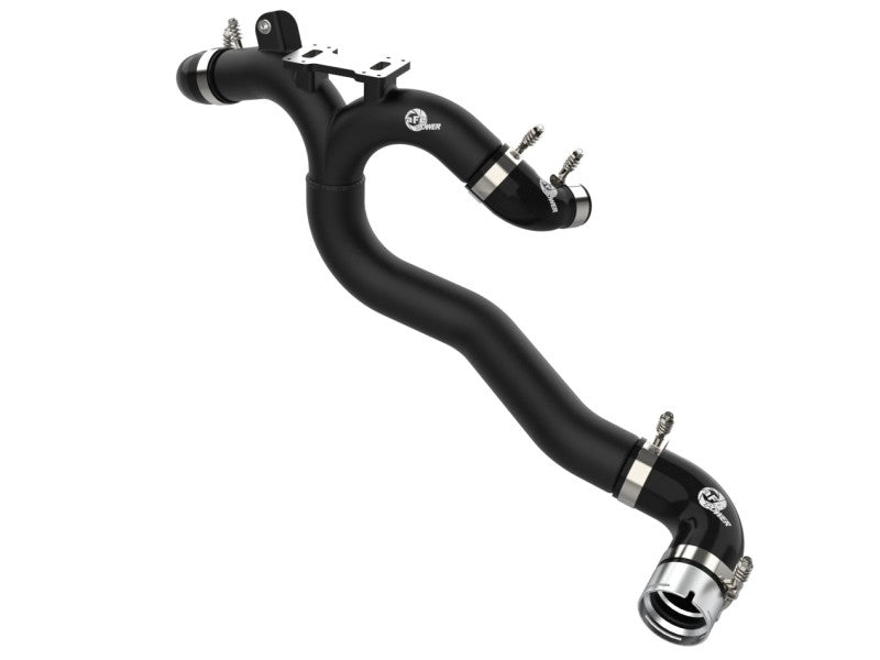 aFe Kia Stinger 18-22 V6-3.3L (tt) BladeRunner Hot Charge Pipe- Black