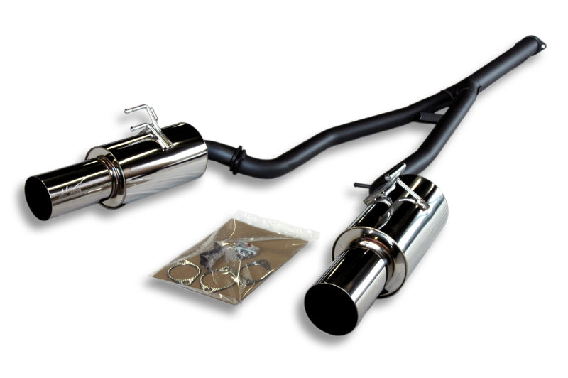 HKS 08-09 Evo 10 Hi-Power Dual Tip Catback Exhaust HKS Catback  AXOPROS