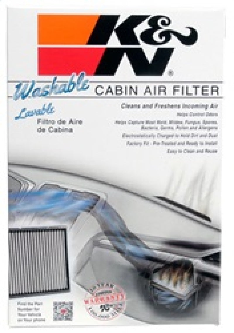 K&N 05-15 Nissan Frontier, Mid-size Pickups & SUVs Cabin Air Filter - 2 per Box K&N Engineering Cabin Air Filters  AXOPROS