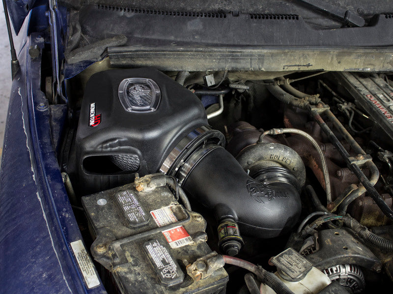 aFe Momentum HD Cold Air Intake System w/ Pro DRY S Filter Dodge Diesel Trucks 94-02 L6-5.9L (td) aFe Cold Air Intakes  AXOPROS