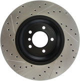 StopTech 07-09 BMW 335 (E90/E92/E93) Slotted & Drilled Left Front Rotor Stoptech Brake Rotors - Slot & Drilled  AXOPROS