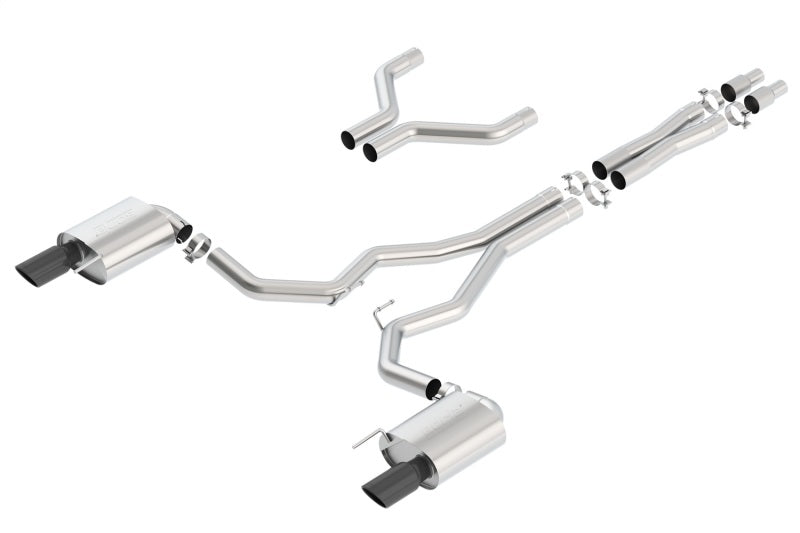 Borla 15-17 Ford Mustang GT 5.0L V8 S-Type Catback Exhaust Borla Catback  AXOPROS
