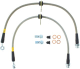StopTech 99-00 Civic Si w/Rear Disc Brakes Front SS Brake Lines Stoptech Brake Line Kits  AXOPROS