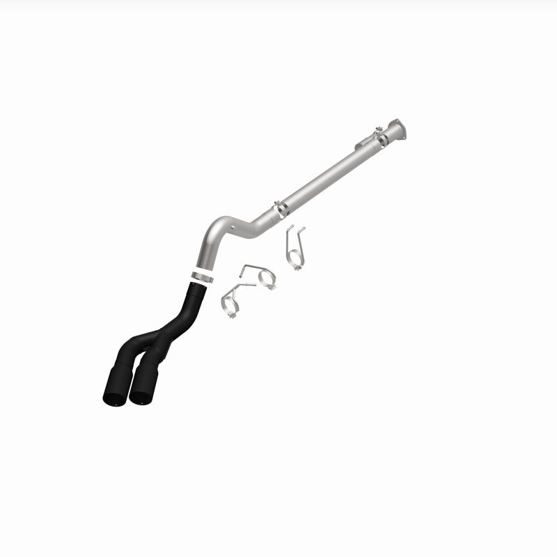 MagnaFlow 08-18 Ford F-250/F-350/F-450 4.6L/6.7 DPF-Back Black 4in Dual Single Rear Exit Magnaflow DPF Back  AXOPROS
