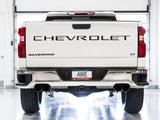 AWE Tuning 4th Gen GM 1500 6.2L 0FG Catback Split Rear Exit (w/ Bumper Cutouts) - Quad Diamond Tips AWE Tuning Catback  AXOPROS