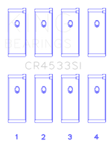 King Nissan QR25DE DOHC 16 Valves Rod Bearing Set - Size STD King Engine Bearings Bearings  AXOPROS