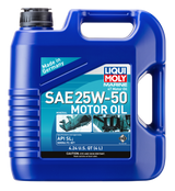 LIQUI MOLY 4L Marine 4T Motor Oil SAE 25W50 LIQUI MOLY Motor Oils  AXOPROS