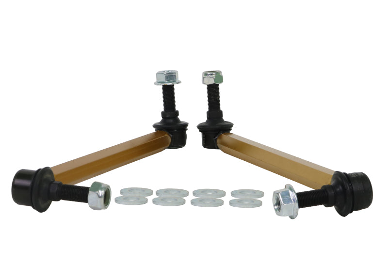 Whiteline Universal Sway Bar - Link Assembly Heavy Duty 330mm-355mm Adjustable Steel Ball Whiteline Sway Bar Endlinks  AXOPROS