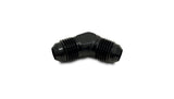 Vibrant Flare Union 45 Degree Adapter Fittings Size -6 AN Vibrant Fittings  AXOPROS
