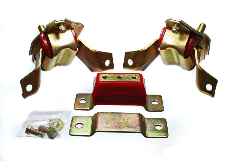 Energy Suspension 84-95 Ford Mustang 5.0 (302c.i.) V8 Red Motor & Transmission Mount Set Energy Suspension Bushing Kits  AXOPROS