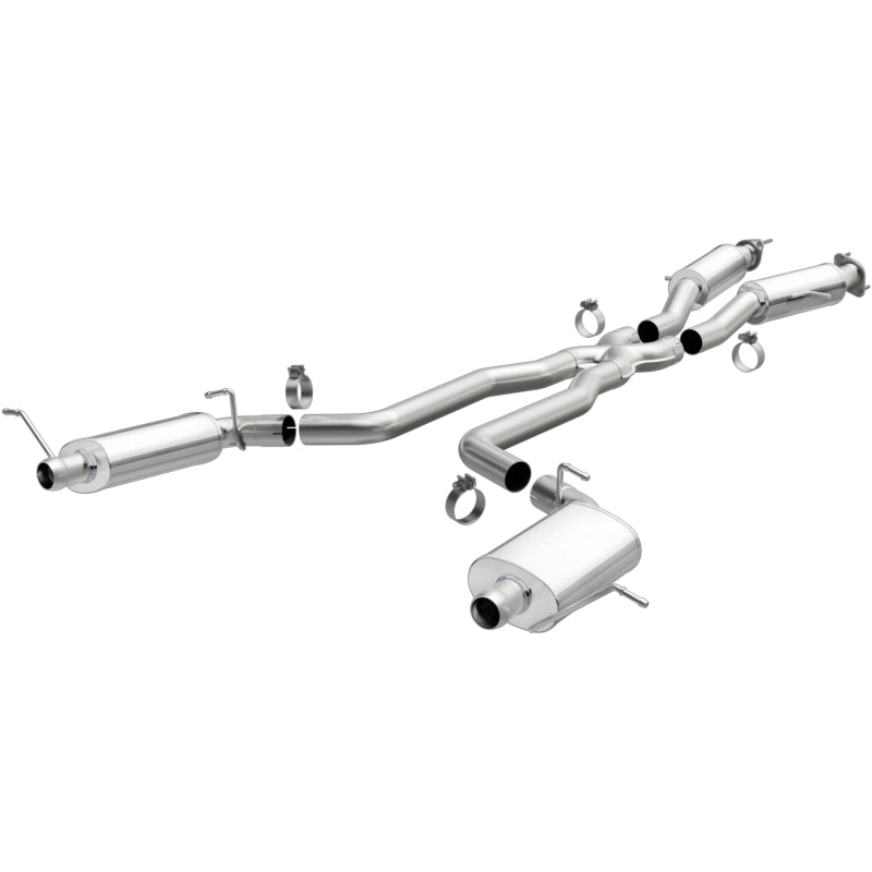 MagnaFlow 12 Jeep Grand Cherokee V8 6.4L Dual Split Rear Exit Stainless Cat Back Performance Exhaust Magnaflow Catback  AXOPROS