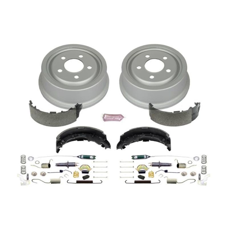 Power Stop 92-01 Jeep Cherokee Rear Autospecialty Drum Kit PowerStop Brake Drums  AXOPROS