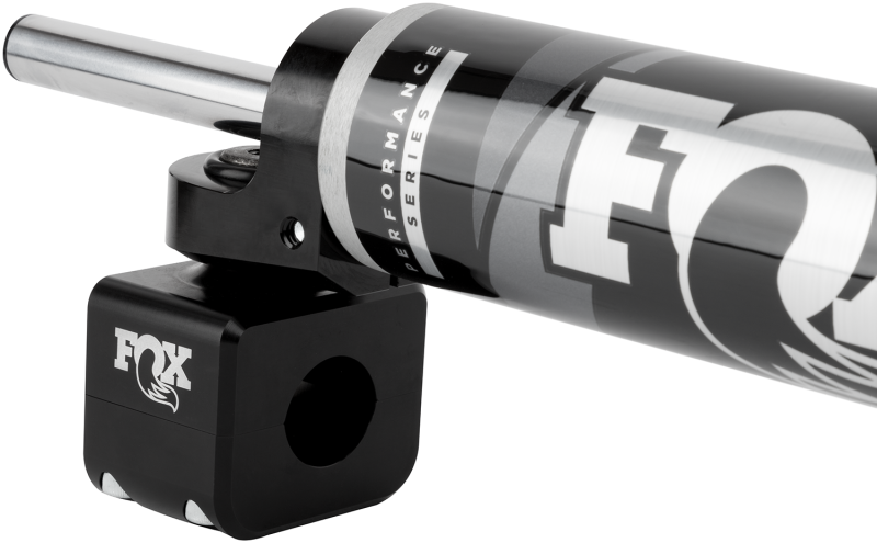 Fox 08-16 Ford Superduty 2.0 Performance Series 8.2in. TS Stabilizer Bottom Axle Mount 1 1/8in Shaft FOX Steering Stabilizer  AXOPROS