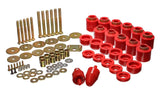 Energy Suspension 1in Body Lift Kit - Red Energy Suspension Bushing Kits  AXOPROS