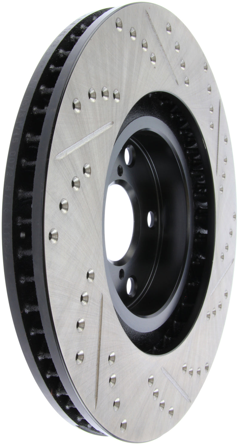 StopTech 5/93-98 Toyota Supra Turbo Right Front Slotted & Drilled Rotor Stoptech Brake Rotors - Slot & Drilled  AXOPROS