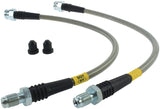 StopTech 00-04 Ferrari F360/04-05 F360 Stradale Rear Stainless Steel Brake Line Kit Stoptech Brake Line Kits  AXOPROS