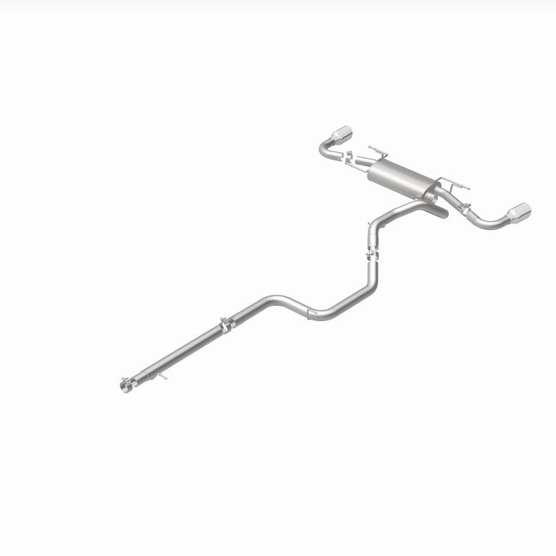 MagnaFlow 10-12 Mazda 3 L4 2.5L Hatchback Split Rear Exit Stainless Cat Back Performance Exhaust Magnaflow Catback  AXOPROS