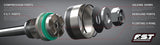 Progressive 20-24 Gladiator (JT) STR 47 Series 2.0 Remote Res Rear Shocks (Pair) - 2.0-3.0in Progressive Shocks and Struts  AXOPROS
