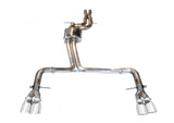 AWE Tuning Audi B8.5 S4 3.0T Track Edition Exhaust - Chrome Silver Tips (102mm) AWE Tuning Catback  AXOPROS