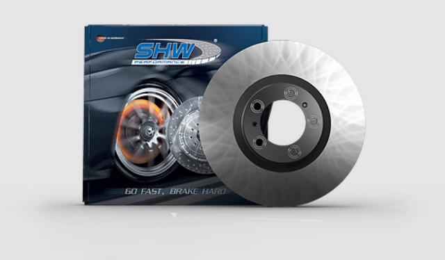 SHW 15-18 Porsche Macan S 3.0L w/o Ceramics Left Front Smooth Monobloc Brake Rotor (95B615301T) SHW Performance Brake Rotors - OE  AXOPROS