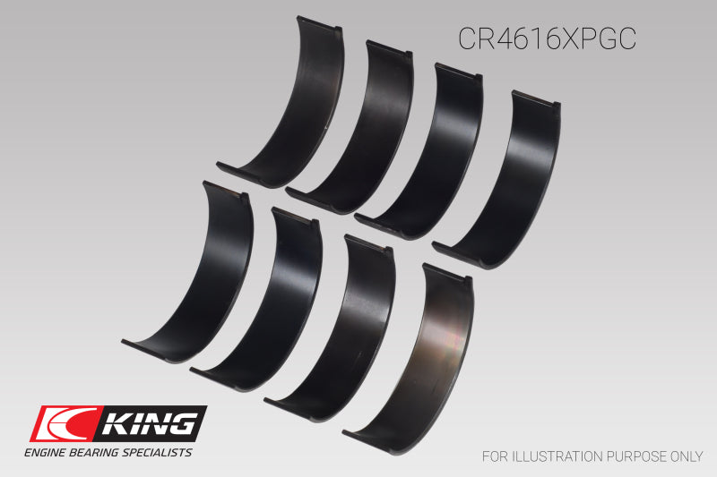 King Subaru Fa20/ Toyota 4U-GSE Connecting Rod Bearing Set - Size +0.05mm King Engine Bearings Bearings  AXOPROS