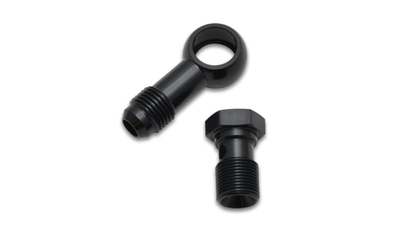 Vibrant Single -4AN 9/16-24 Aluminum Male Banjo Adapter Assembly Vibrant Fittings  AXOPROS
