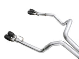 AWE Tuning 4th Gen GM 1500 6.2L 0FG Catback Split Rear Exit (w/ Bumper Cutouts) - Quad Diamond Tips AWE Tuning Catback  AXOPROS