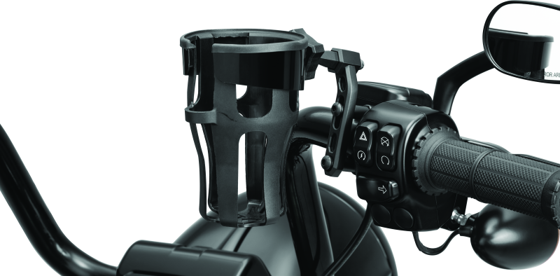 Kuryakyn Reflex Drink Holder-Perch Mount Black Kuryakyn Cup Holders  AXOPROS