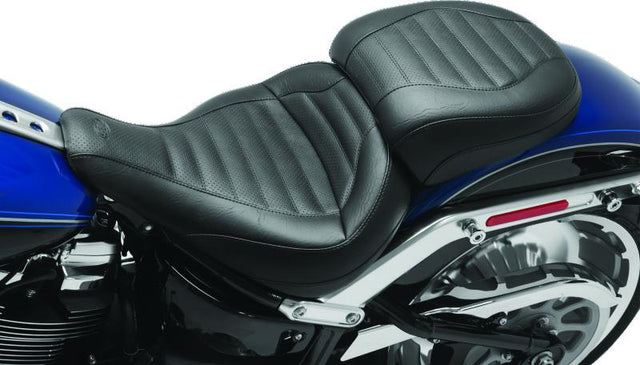 Mustang Motorcycle Mustang 11-13 Harley Blackline, 12-17 Slim,Slim S Wide Tripper Passenger Seat - Black Passenger Motorcycle Seats aftermarket performance part