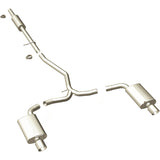 MagnaFlow 11-13 Ford Explorer V6 3.5L SS Catback Exhaust Dual Split Rear Exit w/ 3.5in SS Tips Magnaflow Catback  AXOPROS