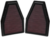 K&N Replacement Air Filter 12-13 Porsche 911 3.4L / 12 911 3.8L / 13 911 3.6L / 13 911 Carrera 3.8L K&N Engineering Air Filters - Drop In  AXOPROS