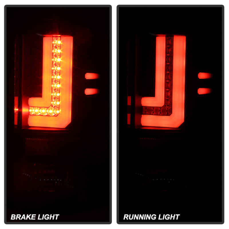 Spyder GMC Sierra 14-16 LED Tail Lights Black ALT-YD-GS14-LBLED-BK SPYDER Tail Lights  AXOPROS