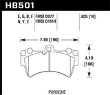 Hawk 07-10 Audi Q7 3.6L/4.2L / 03-07 Porsche Cayenne 4.5L / 04-07 VW Touareg Performance Ceramic Str Hawk Performance Brake Pads - Performance  AXOPROS
