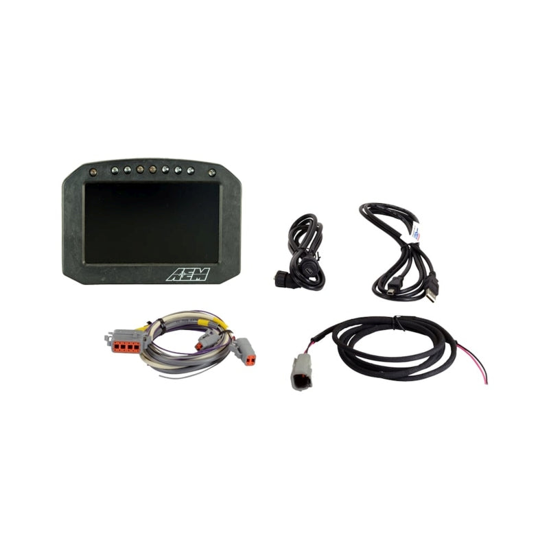 AEM AEM CD-5L Carbon Logging Flush Digital Dash Display Gauges aftermarket performance part