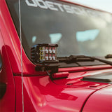 Rigid Industries 2018 Jeep JL - A-Pillar Mount Kit - Mounts Set of D / D-SS / SR-M / Ignite Series Rigid Industries Light Mounts  AXOPROS