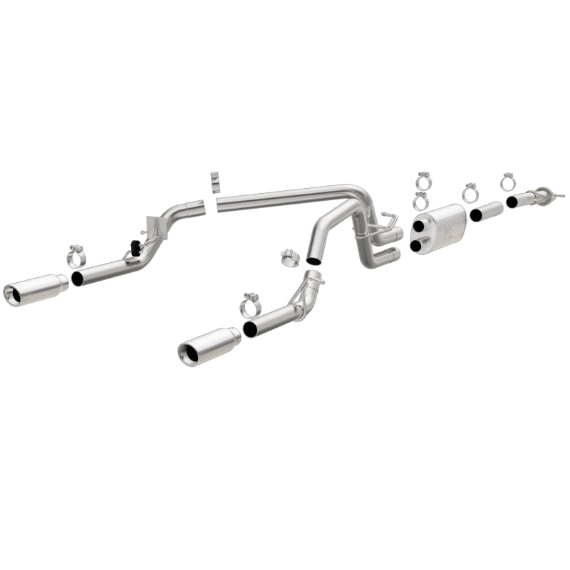 MagnaFlow Stainless Cat-Back Exhaust 2015 Chevy Colorado/GMC Canyon Dual Split Rear Exit 3.5in Magnaflow Catback  AXOPROS