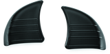 Kuryakyn Tri-Line Inner Fairing Cover Plates Gloss Black Kuryakyn Exterior Trim  AXOPROS
