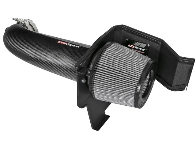 aFe POWER Magnum FORCE Carbon Fiber Stage 2 Track Series Pro Dry S CAIS - 11-18 Dodge Challenger V8 aFe Cold Air Intakes  AXOPROS