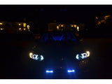 Spyder Honda Civic 06-08 2Dr Projector Headlights LED Halo Black High H1 Low H1 PRO-YD-HC06-2D-HL-BK SPYDER Headlights  AXOPROS