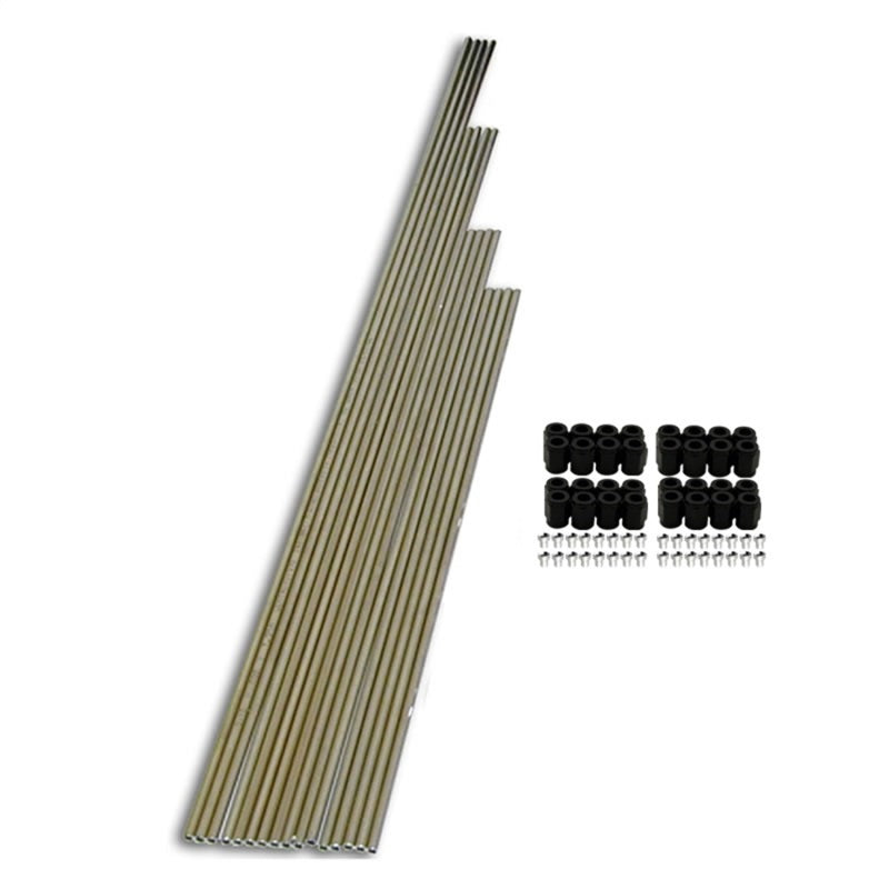 Nitrous Express Nitrous Express 8 Cyl Tubing Kit (4 - 14in / 4 - 16in / 4 - 20in / 4 - 24in Tubing Incl B-Nuts) Hard Lines aftermarket performance part