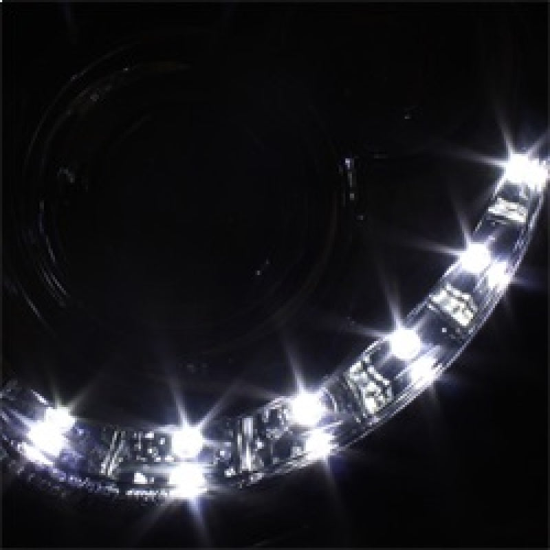 Spyder Mercedes Benz CLK 03-09 Projector Halogen Model- LED Halo DRL Chrm PRO-YD-MBCLK03-DRL-C SPYDER Headlights  AXOPROS